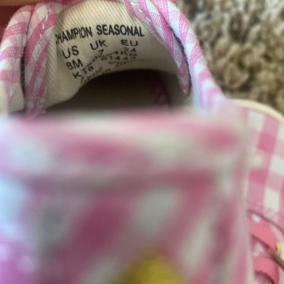 Kate Spade Keds Little Girl Toddler Tennis Shoes Buffalo Check - Picture 8 of 8